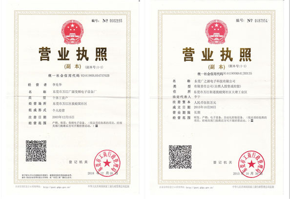 Китай Guangyuan Technology (HK) Electronics Co., Ltd. Сертификаты